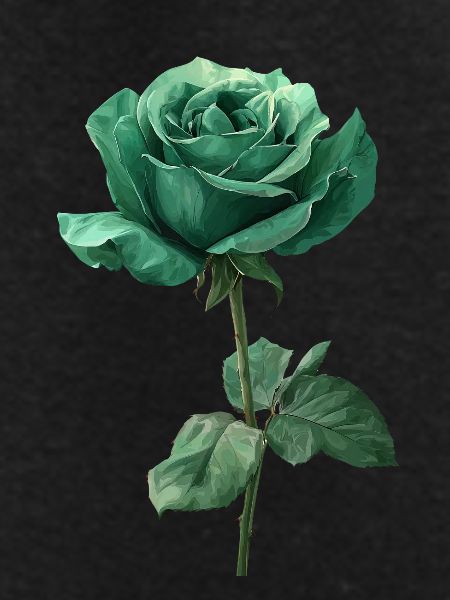 Emerald Green Rose