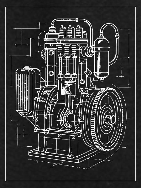 Industrial Engine Blueprint