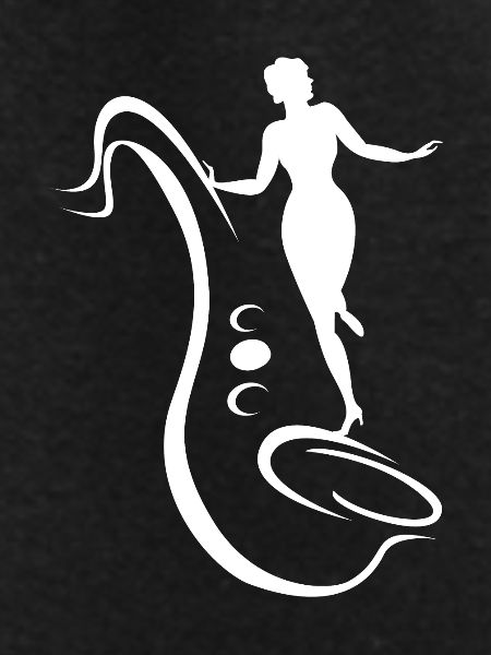Saxophone and woman