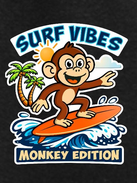 Surf vibes - monkey edition.