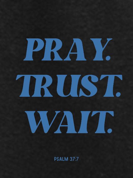 Praying Trust Waiting