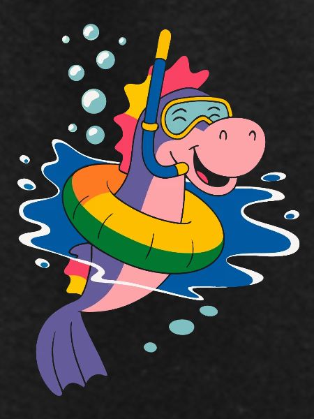 Funny seahorse