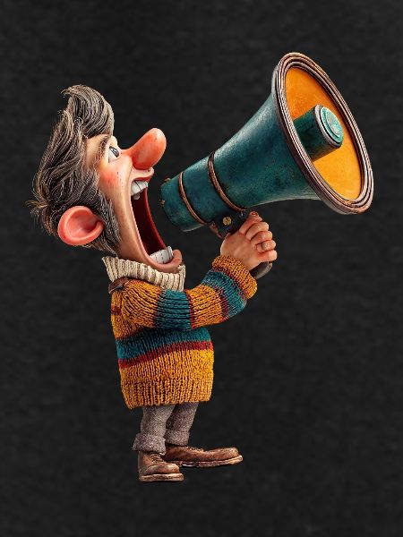 Cartoon Megaphone Speaker