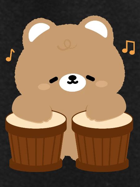 Bear Beats on Drums