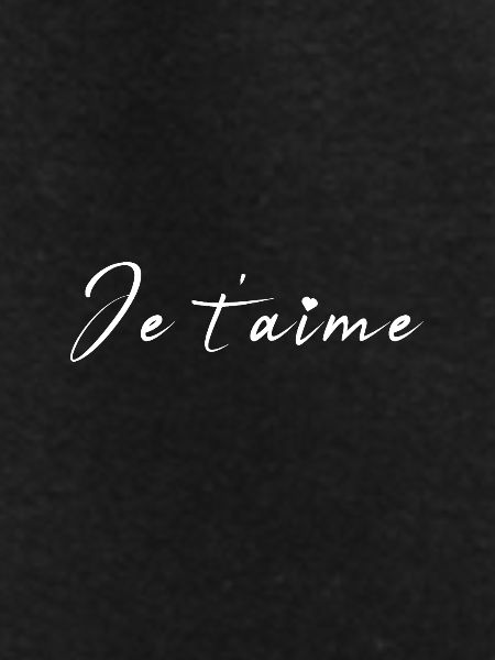 Je t'aime Script Romance