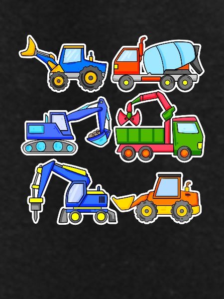 Construction site vehicles