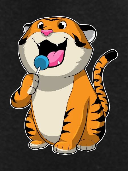 Tiger lollipop