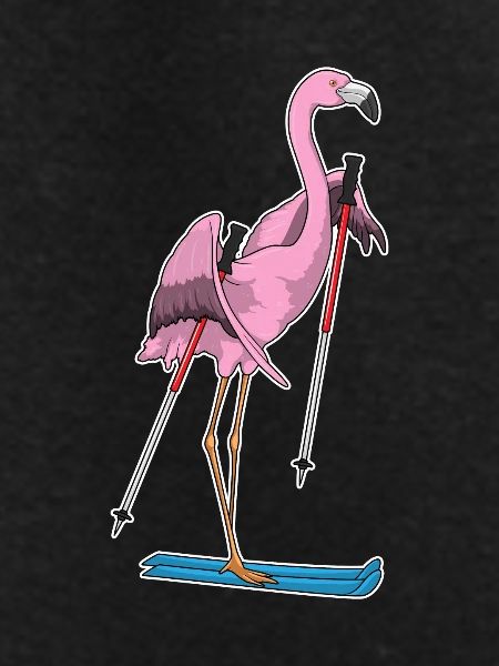 Flamingo Skier Ski