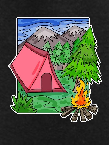 Camping Camping Motif