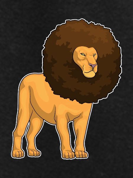 Lion Afro Hairstyle