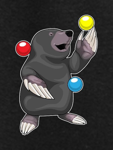 Mole Juggler Juggling