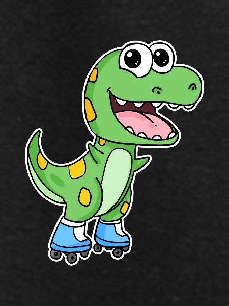 Dinosaur Skating