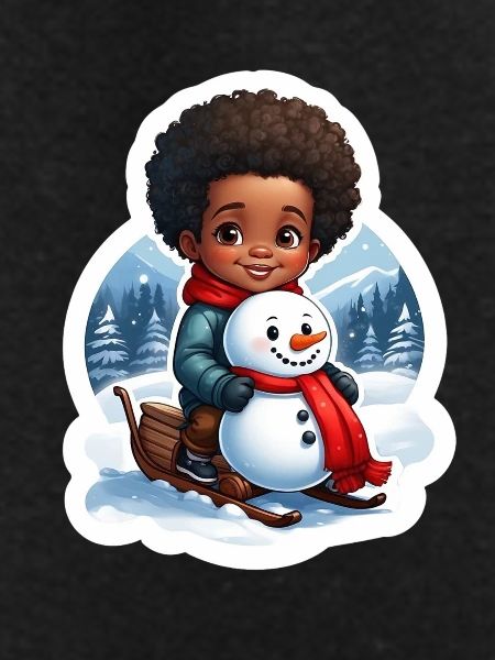 Kid-friendly snowman design