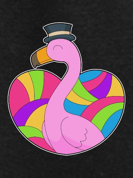 Flamingo Heart