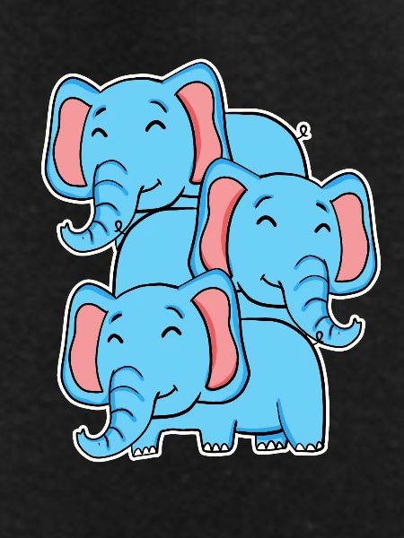 Cute Elephant - Elephant Motif