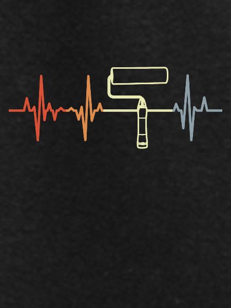 Paint roller heartbeat