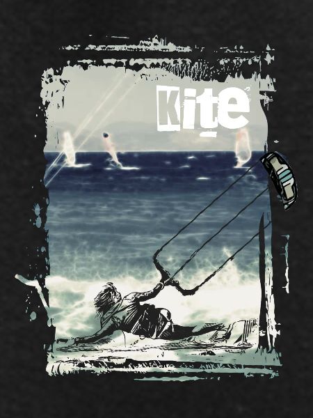 Kitesurfer kite glider