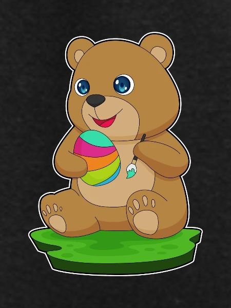 Bear Easter Paint