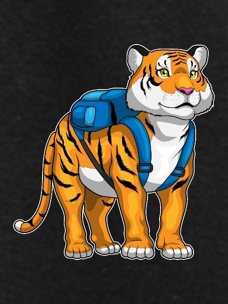 Tiger Student Backpack School