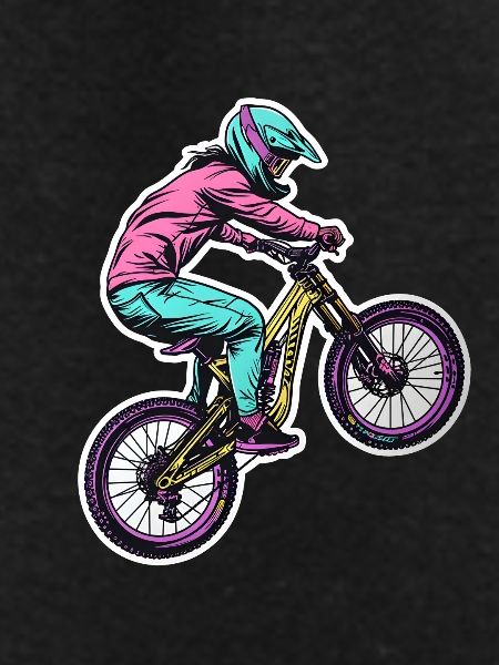 Mountain biker