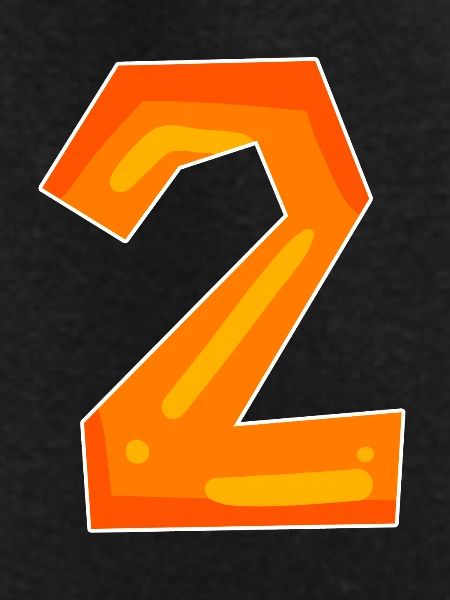 Two - 2 - Number Number