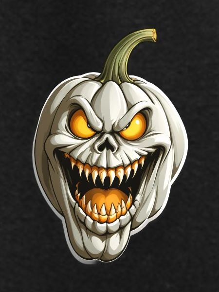 Spooky Pumpkin Clown