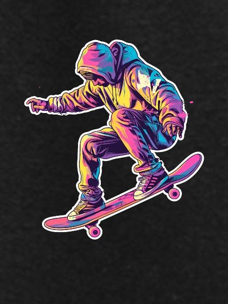 Retro Skateboarder