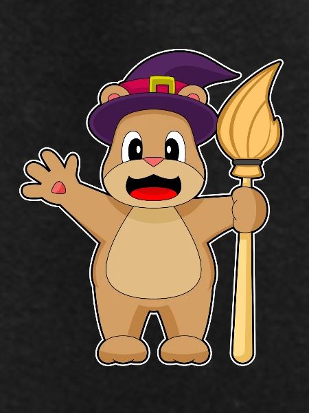 Bear Witch Broom
