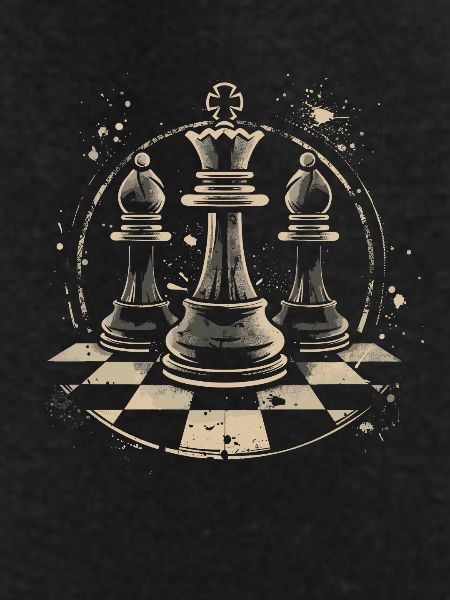 Chess Pieces Drawing