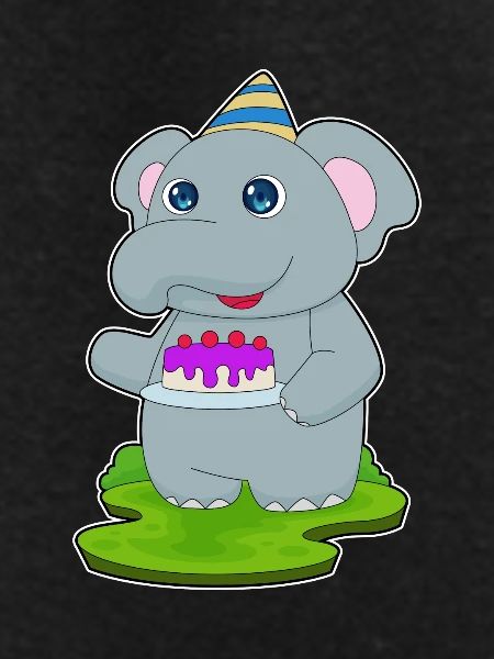Elephant Birthday Cake