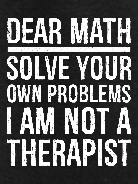 dear math funny shirt