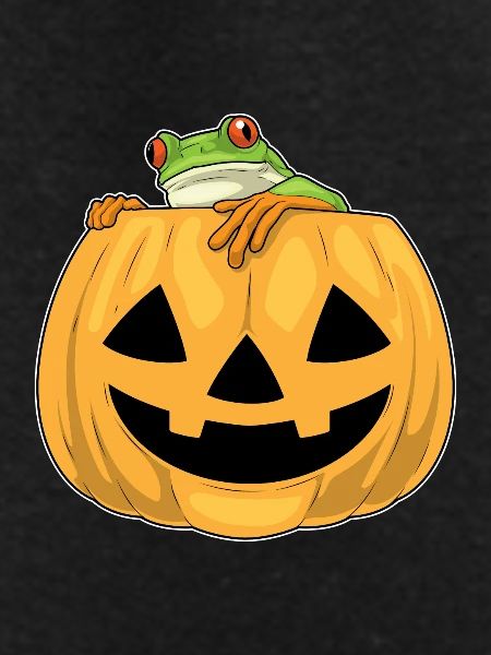 Frog Halloween Pumpkin