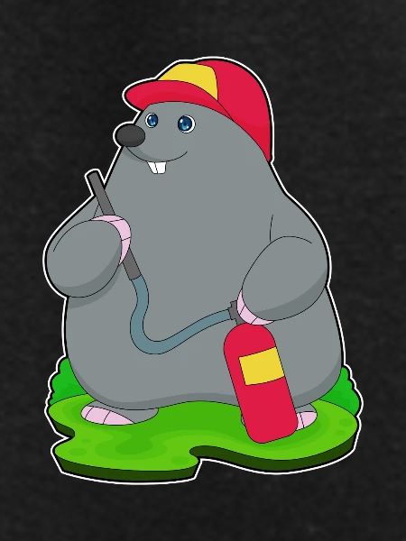 Mole Firefighter Fire Extinguisher