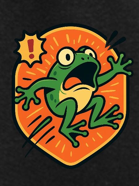 Panic Frog badge