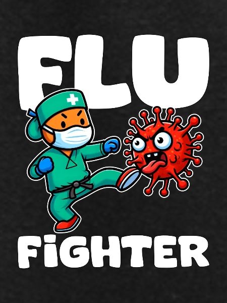 FLU FIGHTER - NURSE GIFT