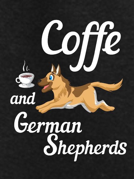 Coffee And German Shepherd
