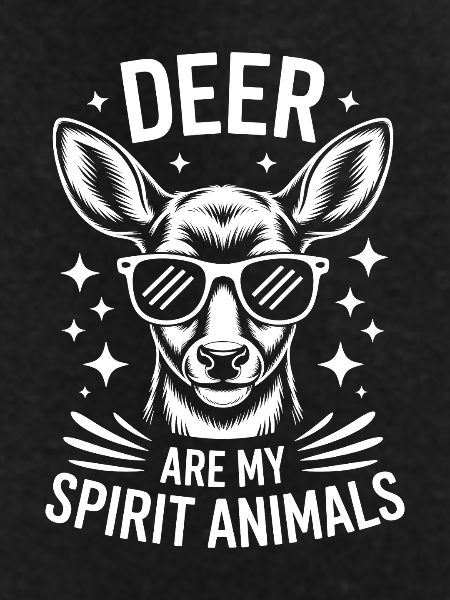 Cool deer with sunglasses