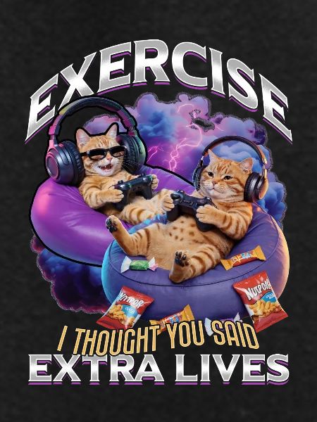 Funny Gaming Gamer Cat