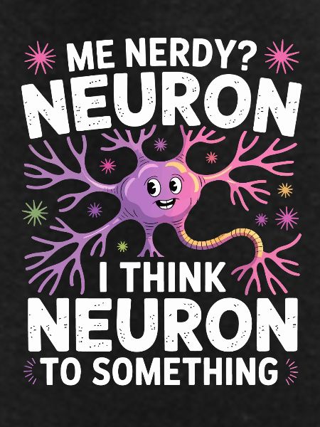 Me Nerdy? Neuron pun