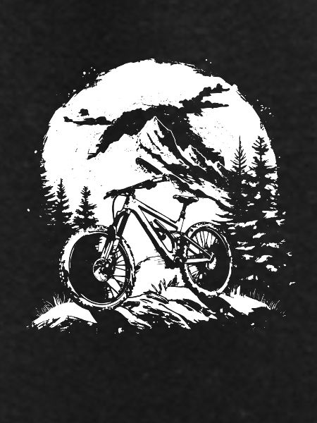 Mountain Biker Graphic
