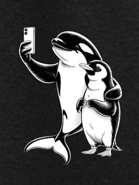 Orca and seal
