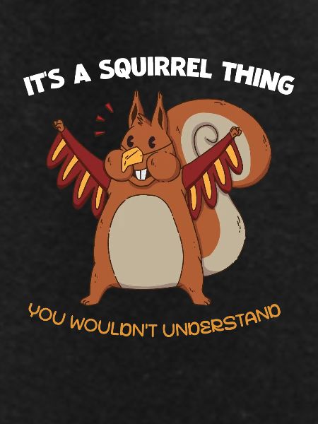 Winged Squirrel Saying