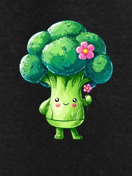 Broccoli with flower