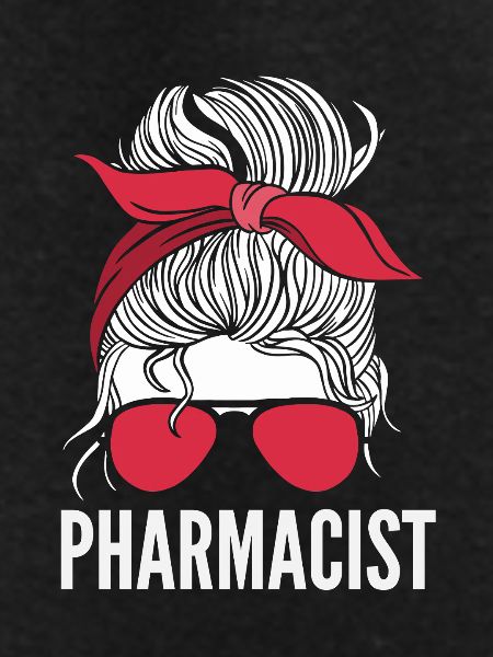 Messy Bun Pharmacist Pharmacist