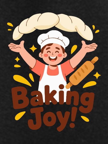 Baking Joy Cartoon Chef