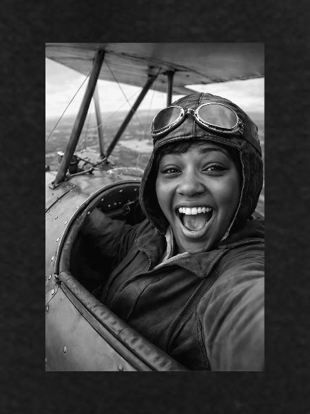 Bessie Coleman Selfie
