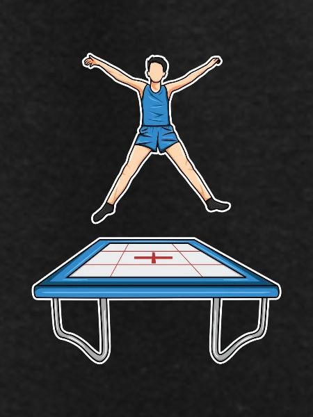 Funny Trampoline Kid