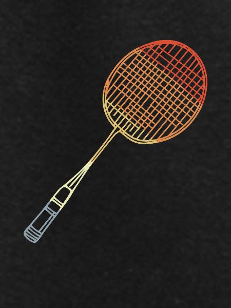 Badminton Racket Sketch