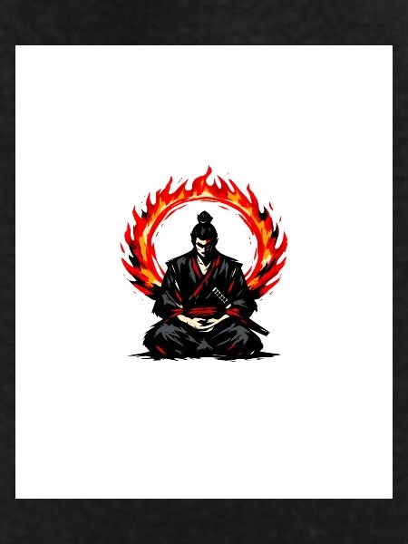Flame Circle Samurai Mediation