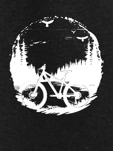 Mountain Biker Illustration